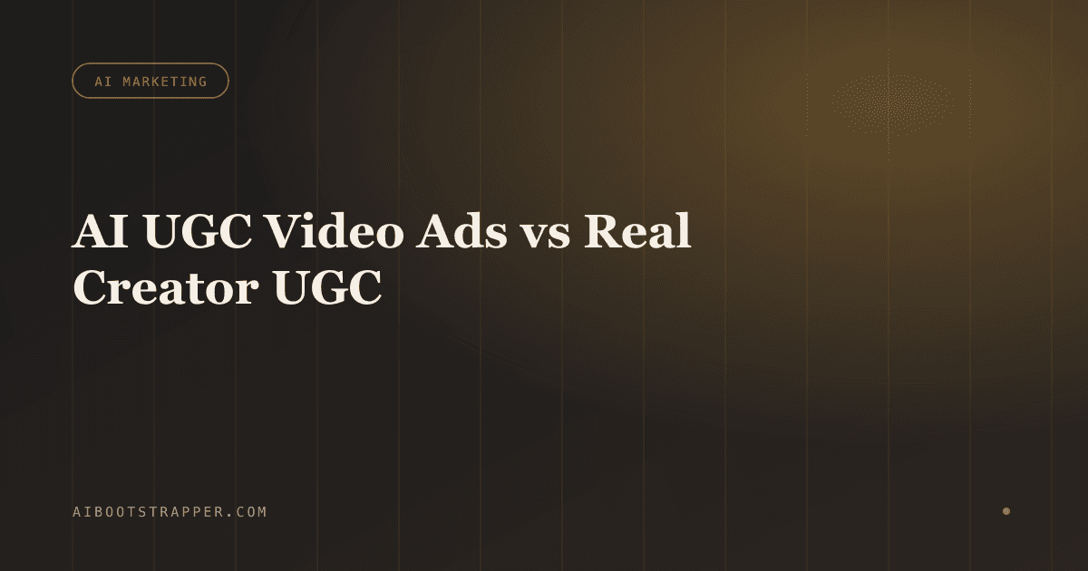 AI UGC Video Ads vs Real Creator UGC: How the Tech Works and What the Conversion Data Says