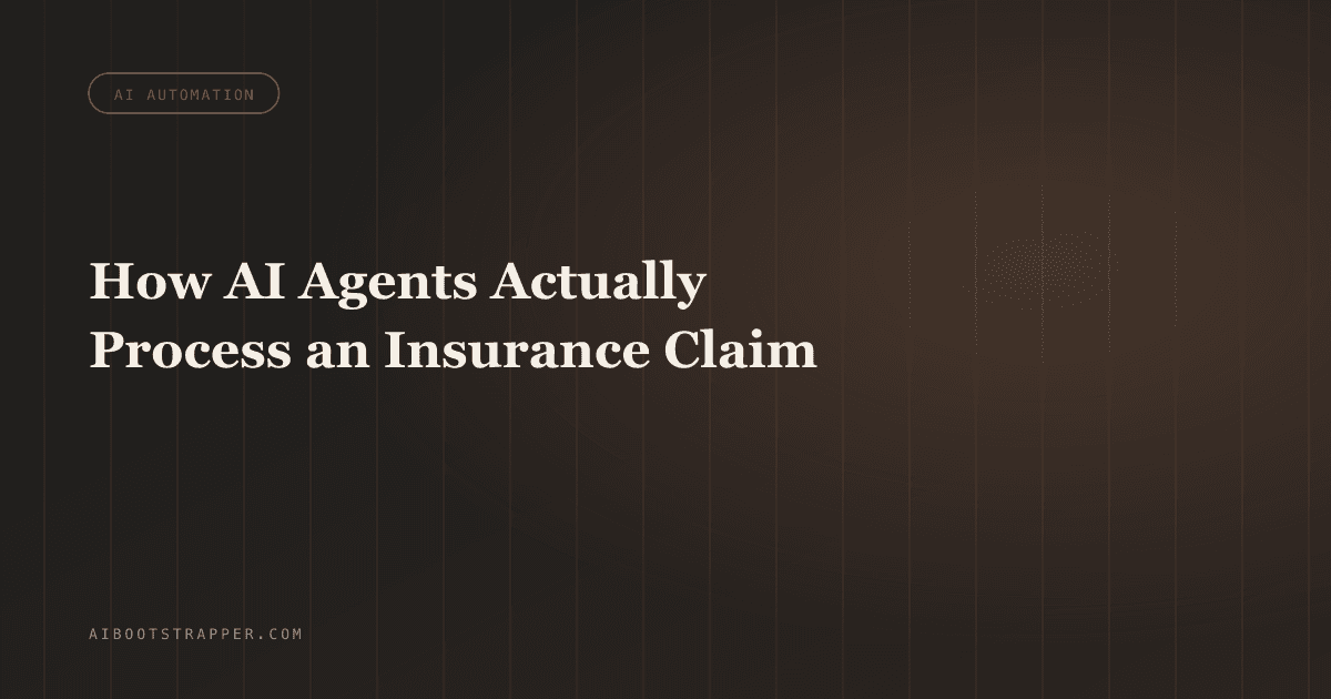 How AI Agents Actually Process an Insurance Claim: The Architecture Behind Extraction, Fraud Scoring and Human Sign-Off