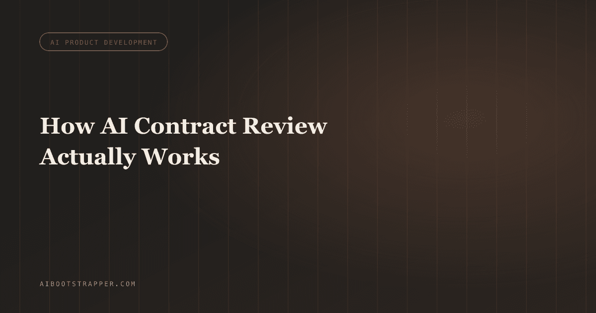 How AI Contract Review Actually Works: Clause Extraction, Playbook Grounding, and Where It Still Needs a Lawyer