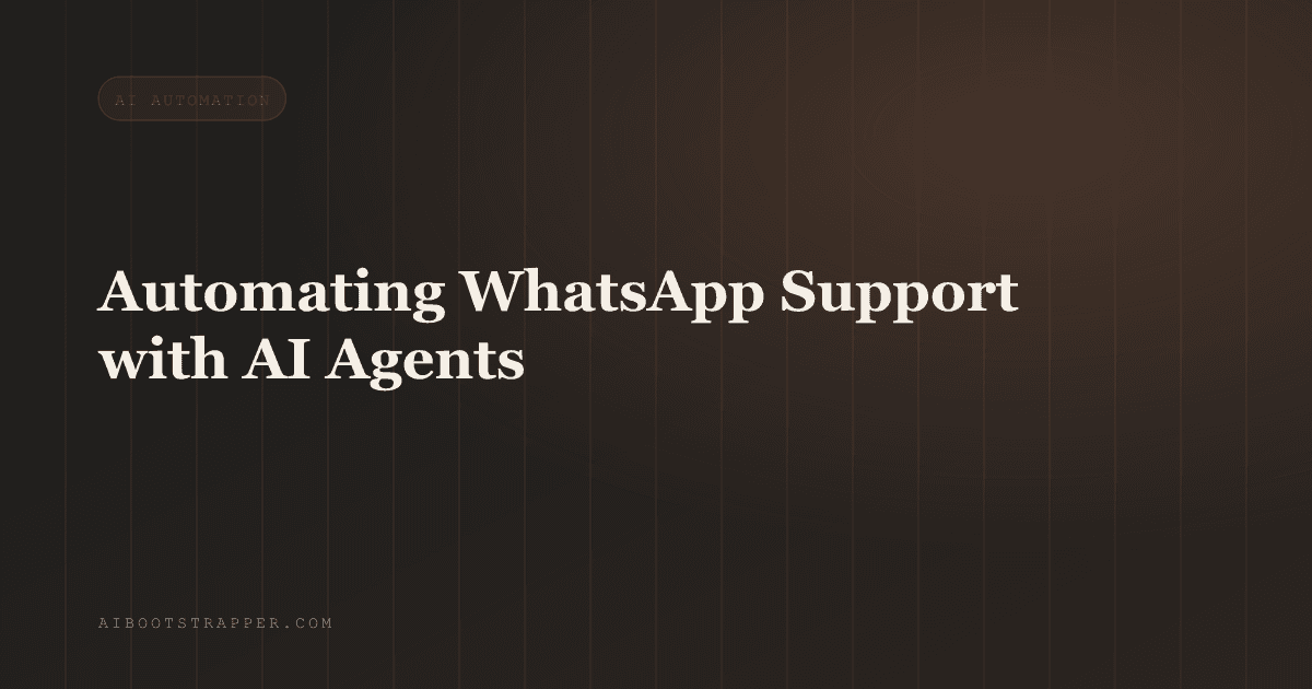 How to Automate WhatsApp Customer Support with AI Agents: A Step-by-Step n8n Guide